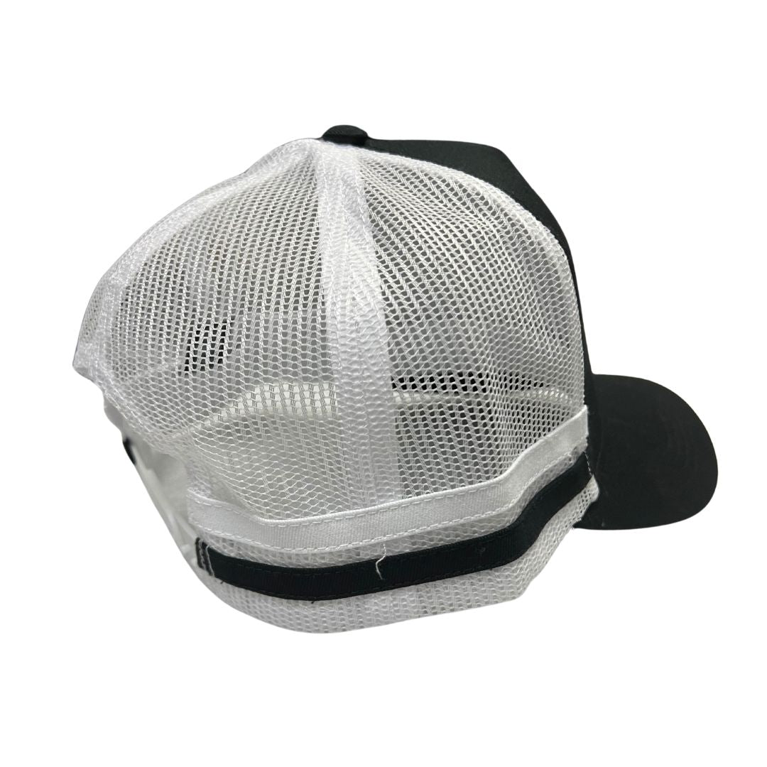 Macarthur Motorcycle Club Striped Trucker Cap