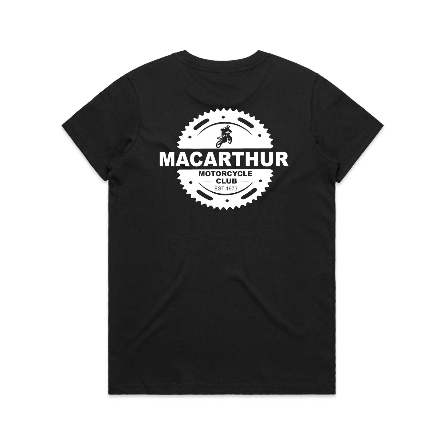 Macarthur Motorcycle Club Womens T-Shirt