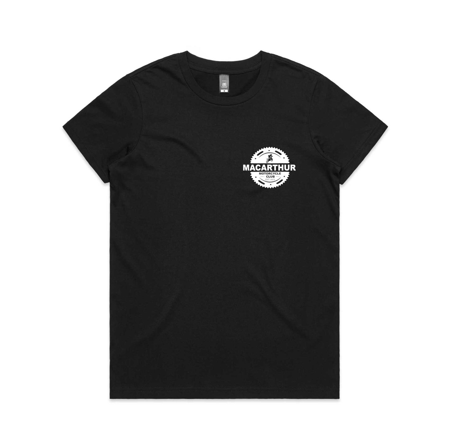 Macarthur Motorcycle Club Womens T-Shirt