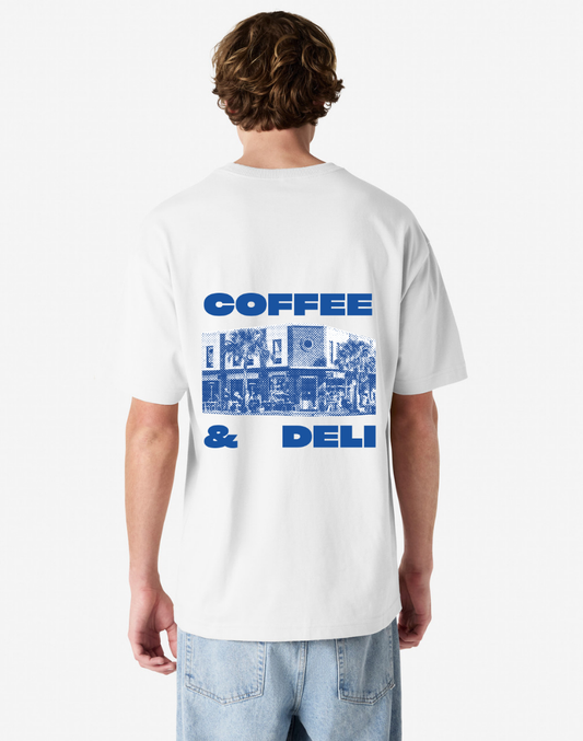 Ham 'Coffee & Deli' Tee - White