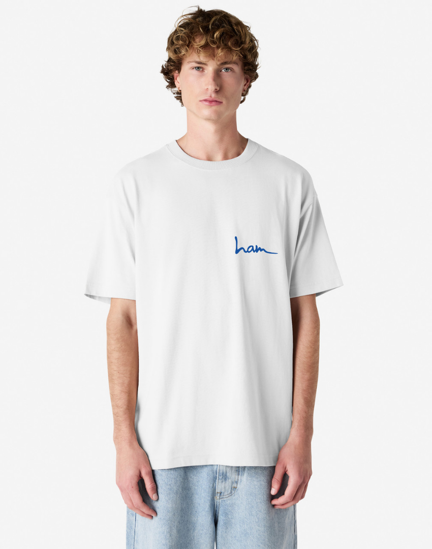 Ham 'Coffee & Deli' Tee - White