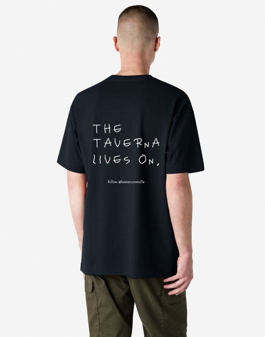 Homer 'Taverna' Tee - Black