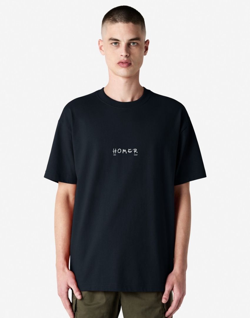 Homer 'Taverna' Tee - Black