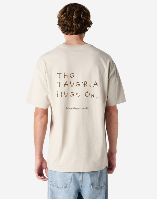 Homer 'Taverna' Tee - Bone