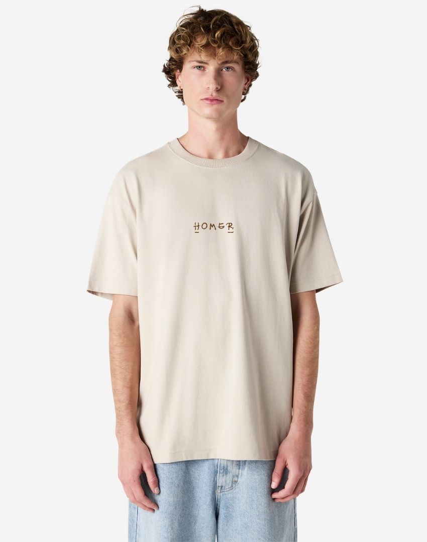 Homer 'Taverna' Tee - Bone