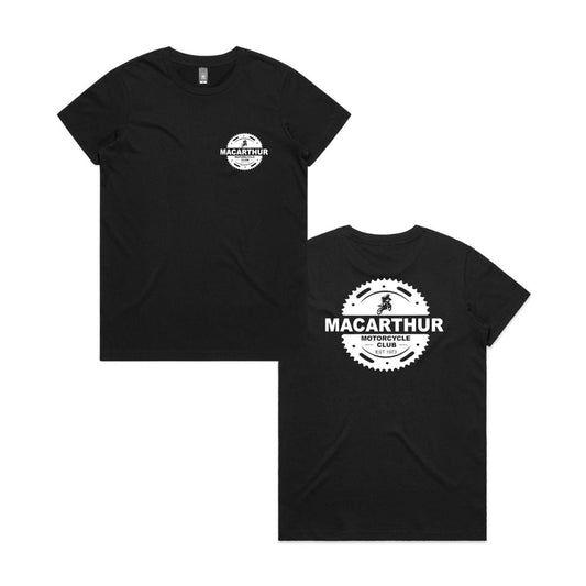 Macarthur Motorcycle Club Womens T-Shirt